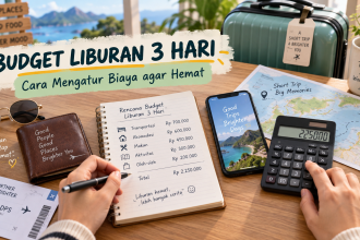 Budget liburan 3 hari dengan perencanaan biaya perjalanan agar tetap hemat